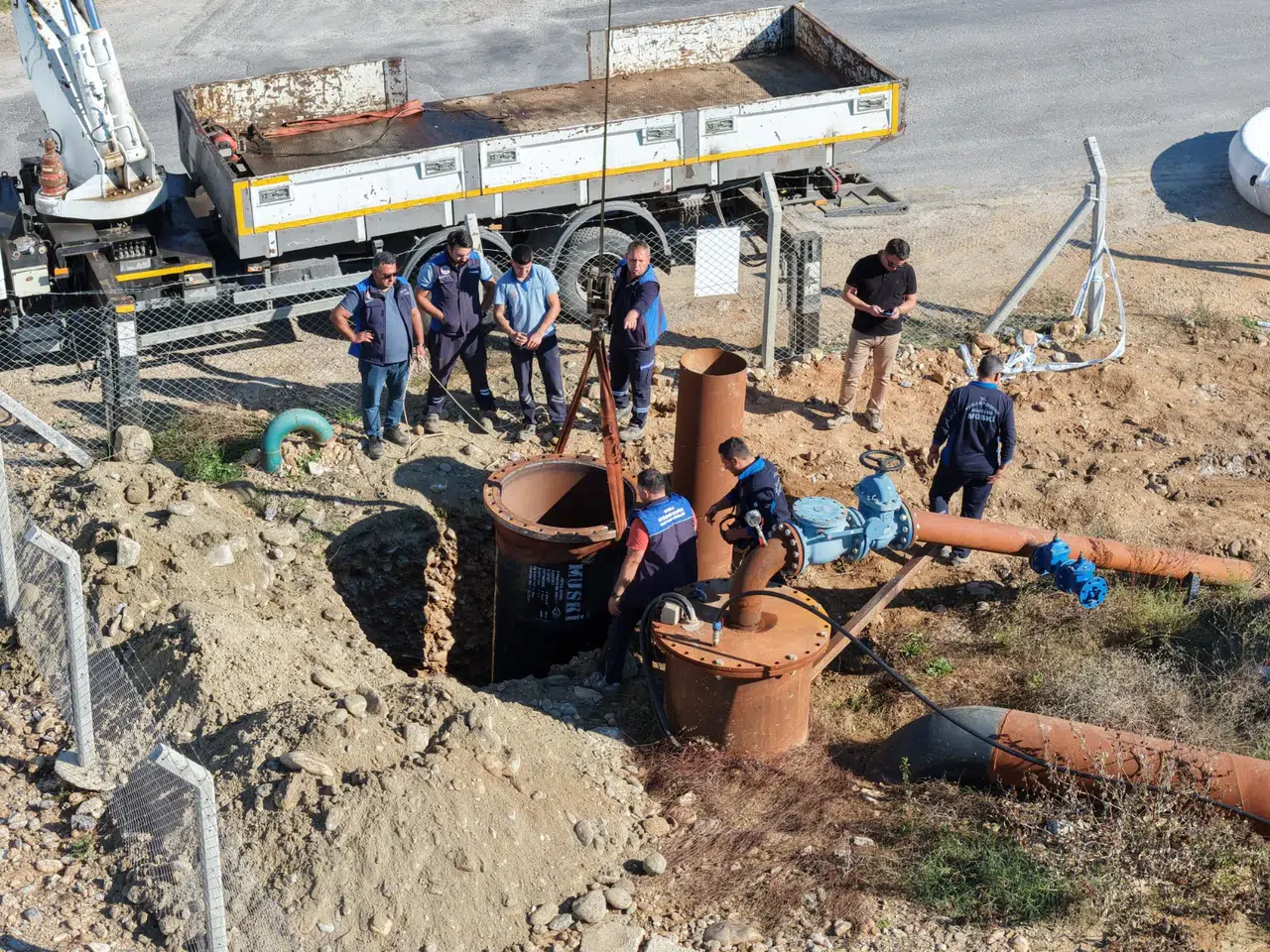 MUSKİ, Bodrum Su Hatlarındaki 6 Arızayı Aynı Gün Giderdi