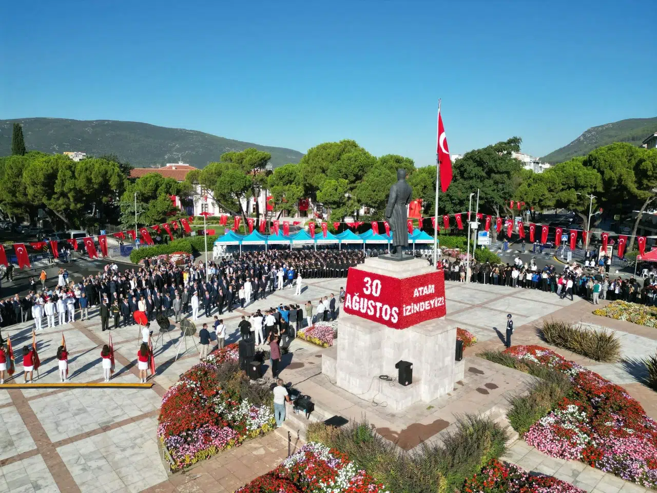 Muğla’da 30 Ağustos Zafer Bayramı coşkusu