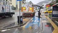 Marmaris Belediyesi’nden Sağanağa Karşı Kesintisiz Müdahale