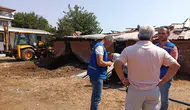 Ortaca’da Yangın Mağduru Üretici Yalnız Bırakılmadı