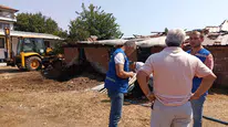Ortaca’da Yangın Mağduru Üretici Yalnız Bırakılmadı