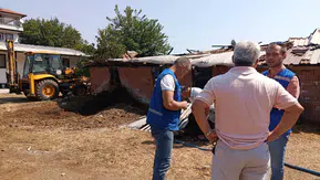 Ortaca’da Yangın Mağduru Üretici Yalnız Bırakılmadı