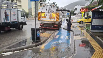 Marmaris Belediyesi’nden Sağanağa Karşı Kesintisiz Müdahale