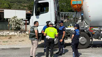 Muğla’da Beton Mikserlerine Sıfır Tolerans