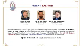 MSKÜ’nün İki Buluşuna Türk Patent’ten Tescil