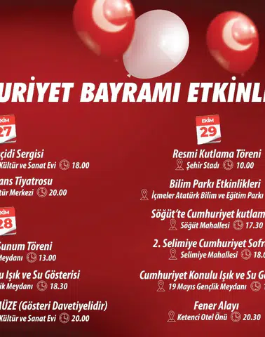 Tiyatrodan Konsere, Fener Alayından Zakkum’a: Marmaris’te 102. Yıl Kutlaması Başlıyor