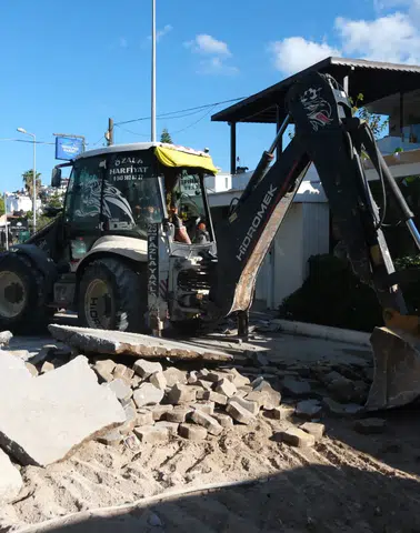 Bodrum’da Üstyapı Atağı: Plaj Caddesi’nin 2. Etabı Sahada