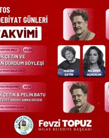 Milas’ta Şiir, Müzik ve Söyleşilerle Dolu Bir Hafta