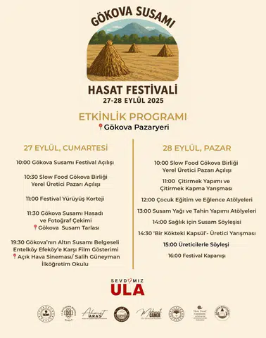 Ula’da Hasat Coşkusu! Gökova Susamı Festivali 27-28 Eylül’de