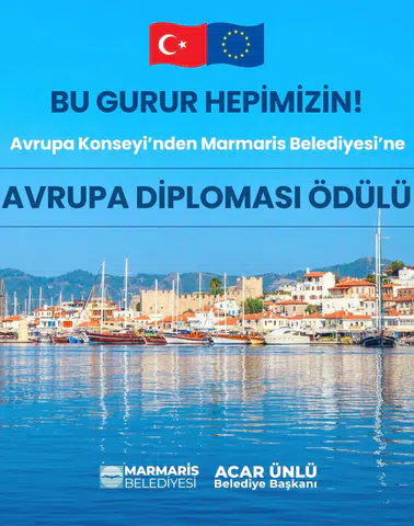Marmaris Belediyesi Zirvede! Avrupa Konseyi’nden Ödül