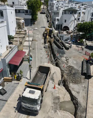 Gümbet’te Esnafı Şaşırtan Hız! MUSKİ 10 Günde Tamamladı