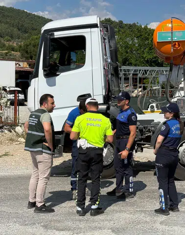 Muğla’da Beton Mikserlerine Sıfır Tolerans