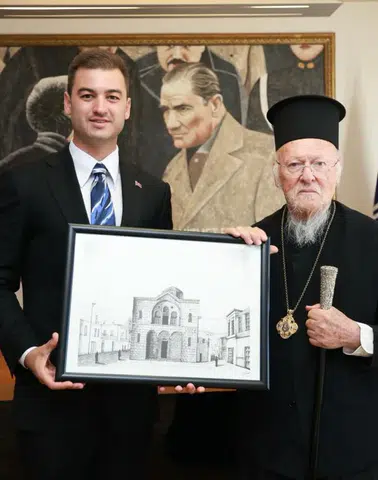 Patrik Bartholomeos Bodrum’da Aya Nikola Kilisesi’ni İnceledi