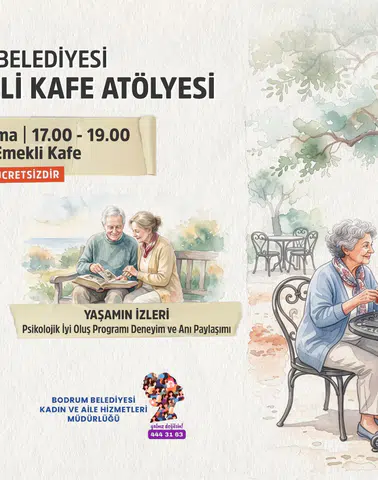 Bodrum Belediyesi’nden Emeklilere Ücretsiz Atölye Desteği