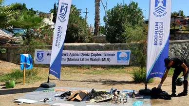 Bodrum’da Kıyı Temizliği: 7.585 Parça Atık Toplandı
