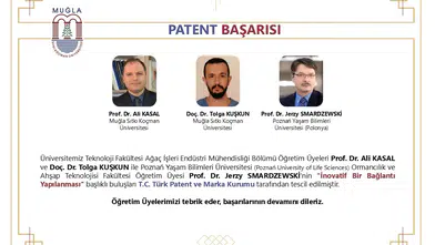 MSKÜ’nün İki Buluşuna Türk Patent’ten Tescil