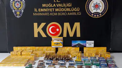 Marmaris’teki kaçak tütün operasyonunda 6 şüpheli gözaltına alındı