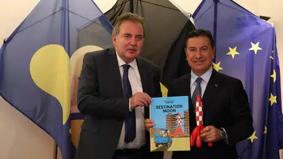 Ahmet Aras Brüksel’de: “Muğla Avrupa’da hak ettiği yeri alacak”