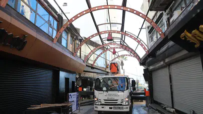 Marmaris Çarşısı Adım Adım Değişiyor: 57. Sokak Çalışma Alanında