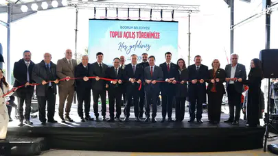 Bodrum'da Yeni Sosyal Alanlar ve Pazar Yerleri Açıldı!