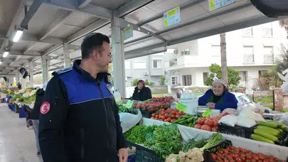Marmaris pazaryerlerinde fiyat ve gramaj kontrolleri devam ediyor