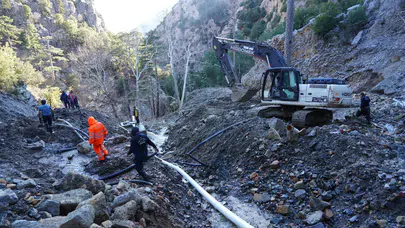 Köyceğiz’de Heyelan Alarmı: MUSKİ Saatler İçinde İsale Hattını Yeniledi