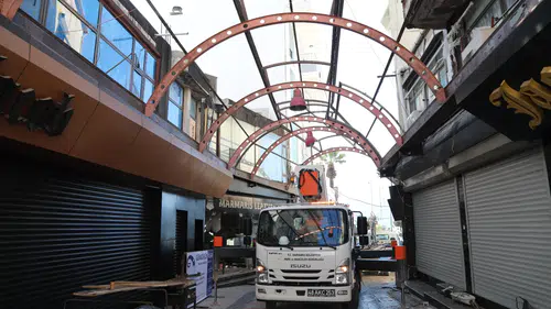 Marmaris Çarşısı Adım Adım Değişiyor: 57. Sokak Çalışma Alanında