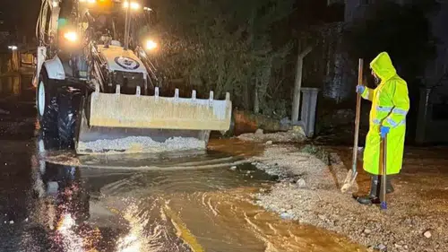 Muğla’da Şiddetli Yağış Alarmı: MUSKİ 13 İlçede Sahada