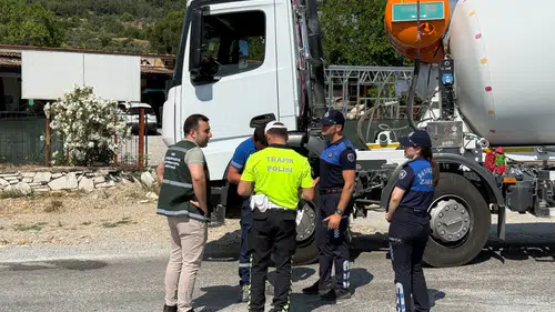 Muğla’da Beton Mikserlerine Sıfır Tolerans