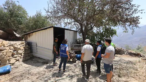 Seydikemer'de Yangının Ardından Büyükşehir Harekete Geçti