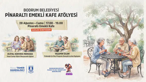 Bodrum Belediyesi’nden Emeklilere Ücretsiz Atölye Desteği