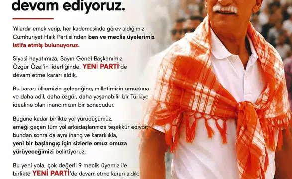 Ula’da CHP’den Toplu Kopuş! Başkan Caner ve 9 Meclis Üyesi YENİ PARTİ’de
