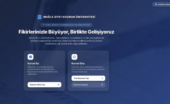 MSKÜ’den Katılımcı Yönetim Hamlesi: Şikâyet ve Öneriler Artık Daha Kolay İletilecek