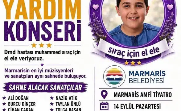 Siraç İçin Şarkılar Söylenecek: Marmaris’te Büyük Yardım Konseri