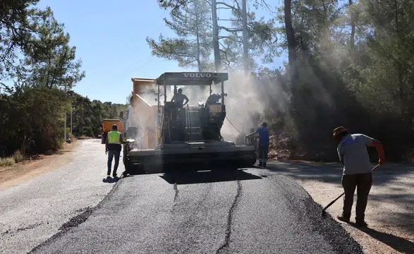 Bodrum’da Üstyapı Çalışmaları Hız Kesmeden Sürüyor