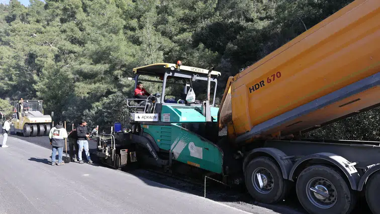 Turizmin Gözbebeği Marmaris’te Adaköy Yolu Yenilendi