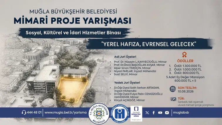 Muğla’nın Yeni Hizmet Binası İçin Fikirler Yarışacak