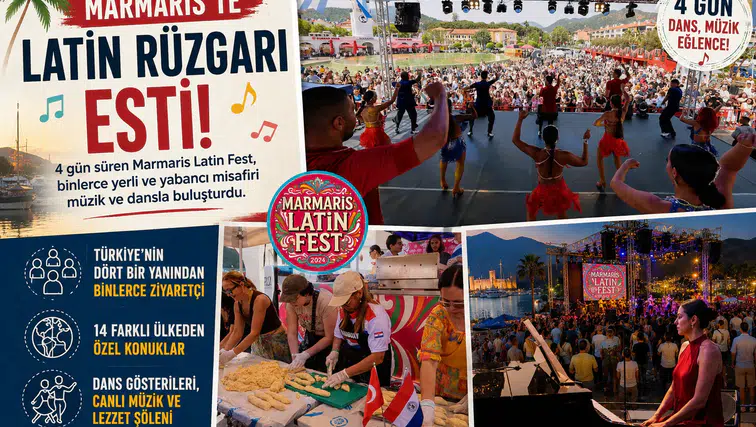 Marmaris’te 4 Günlük Latin Çılgınlığı! İlçede Adım Atacak Yer Kalmadı