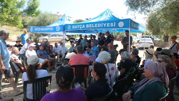 Başkan Aras Sözünü Tuttu: Datça Çomarlık’ta Kanalizasyon Çilesi Bitti