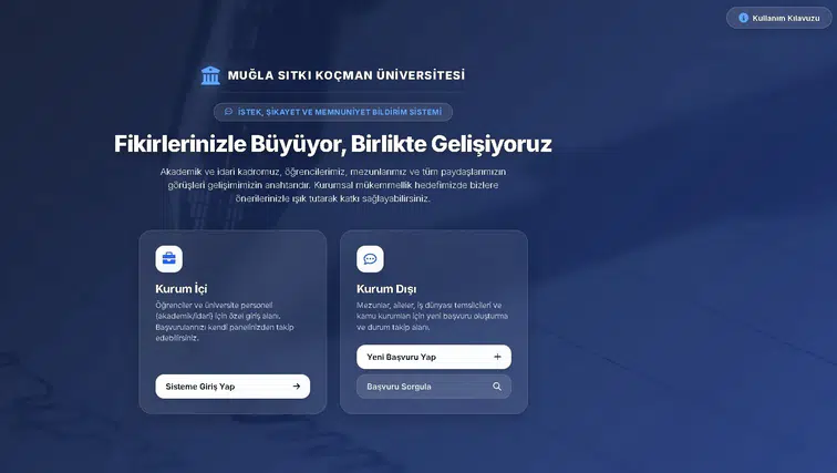 MSKÜ’den Katılımcı Yönetim Hamlesi: Şikâyet ve Öneriler Artık Daha Kolay İletilecek