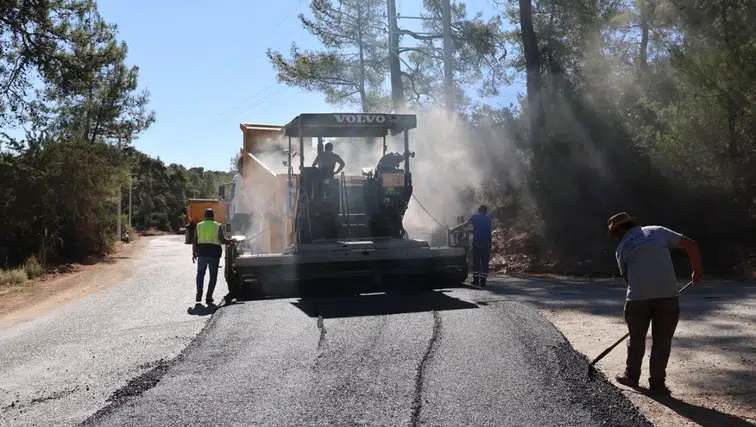 Bodrum’da Üstyapı Çalışmaları Hız Kesmeden Sürüyor