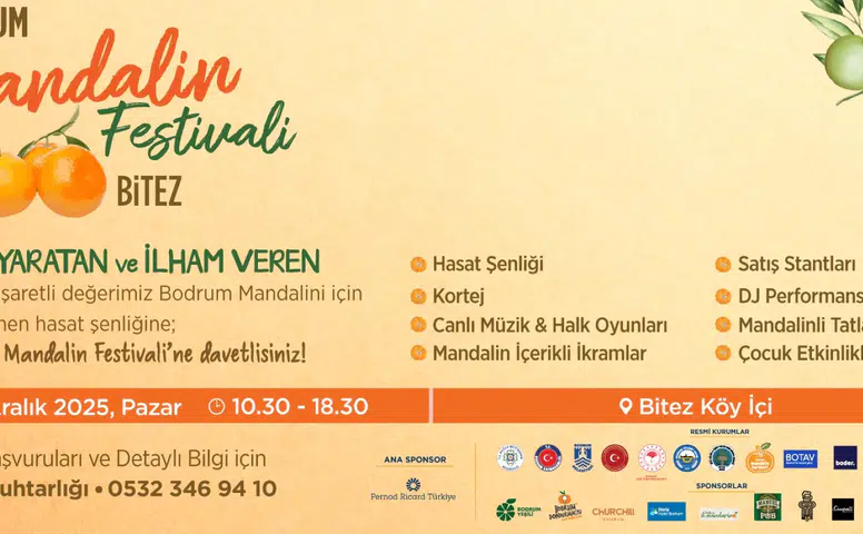 Bodrum Mandalini Festivale Hazır