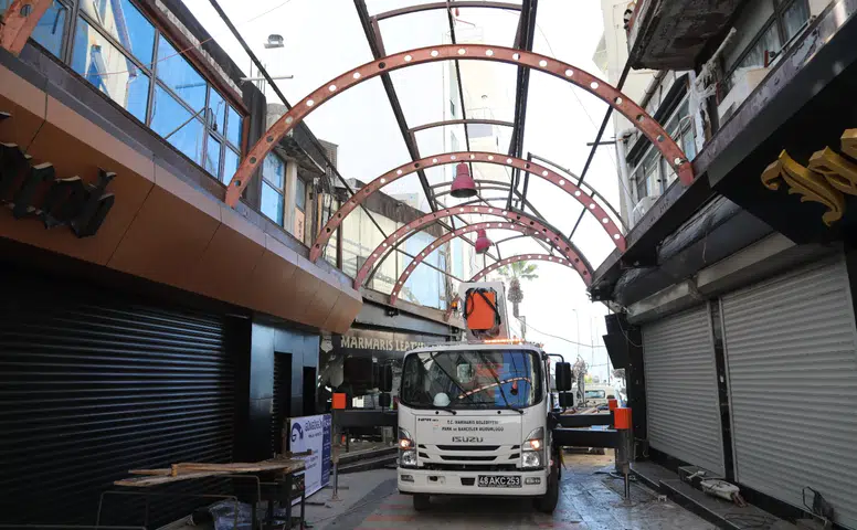 Marmaris Çarşısı Adım Adım Değişiyor: 57. Sokak Çalışma Alanında