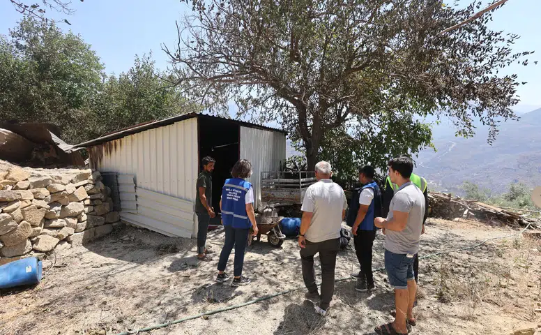 Seydikemer'de Yangının Ardından Büyükşehir Harekete Geçti