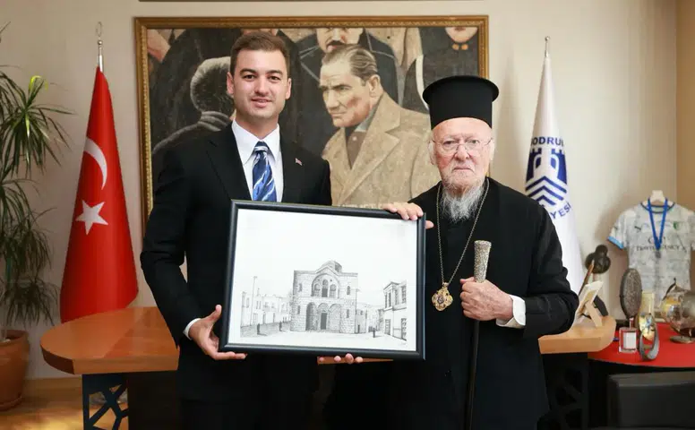 Patrik Bartholomeos Bodrum’da Aya Nikola Kilisesi’ni İnceledi