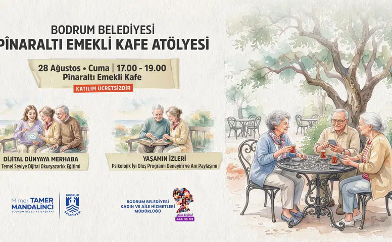 Bodrum Belediyesi’nden Emeklilere Ücretsiz Atölye Desteği