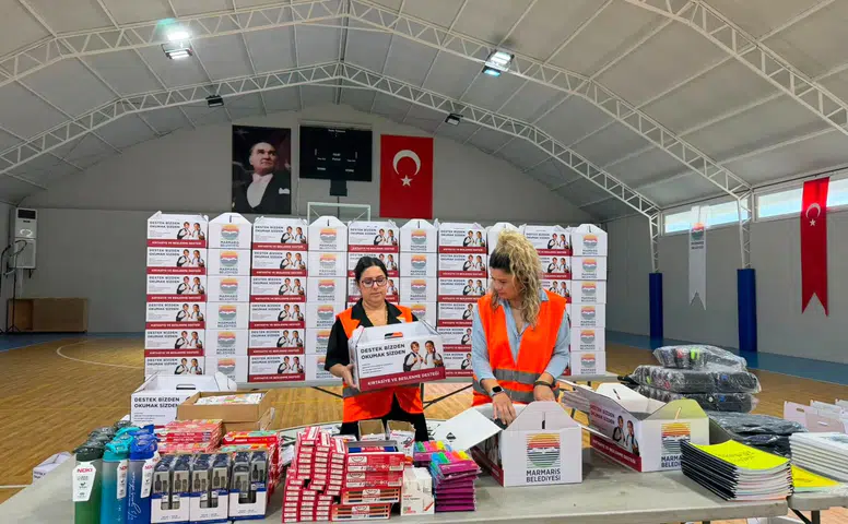 Marmaris’te “Okumak Sizden, Destek Bizden” Desteği